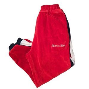 Platinum Fubu Vintage Harlem Globetrotters red velour pants size‎ 6 youth